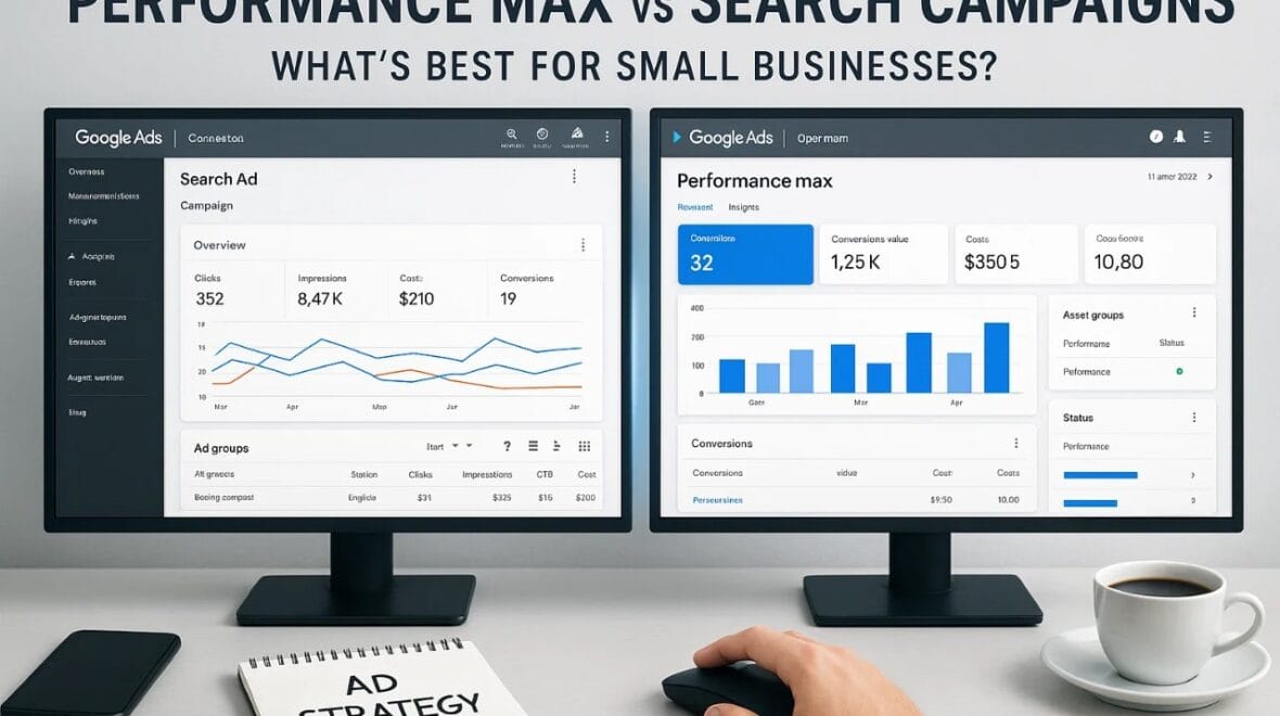 Performance Max vs Search Campaigns:What’s Best for Small Businesses?