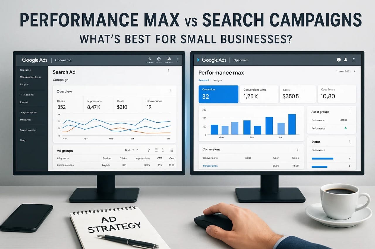 Graph showing ROI from Google Ads investment