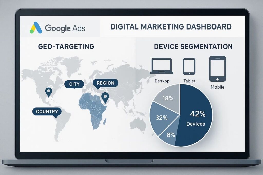 google adds location and pie chart