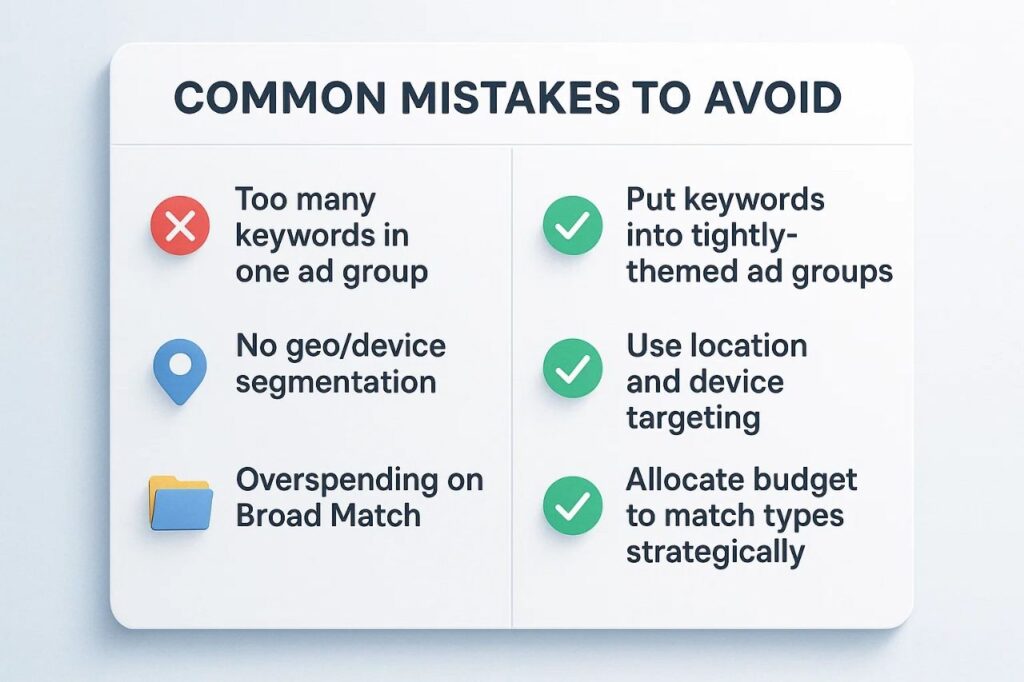 Common Mistake to Avoid