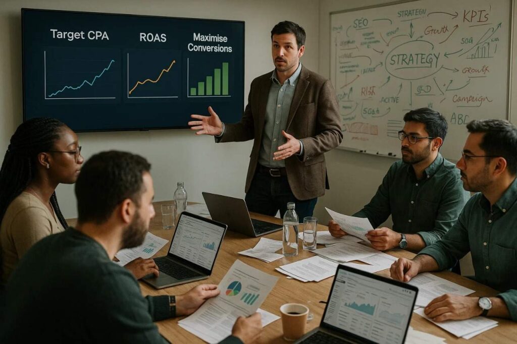 Target CPA and ROAS strategy presentation